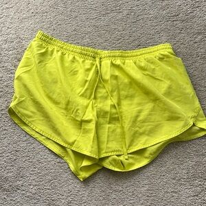 Old Navy Neon Yellow Athletic Shorts